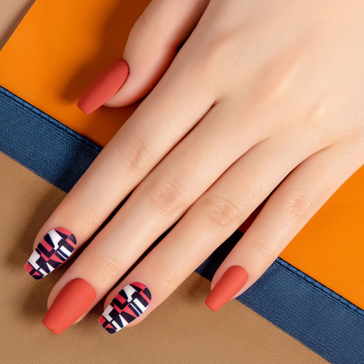 Nails after using Nail Pop